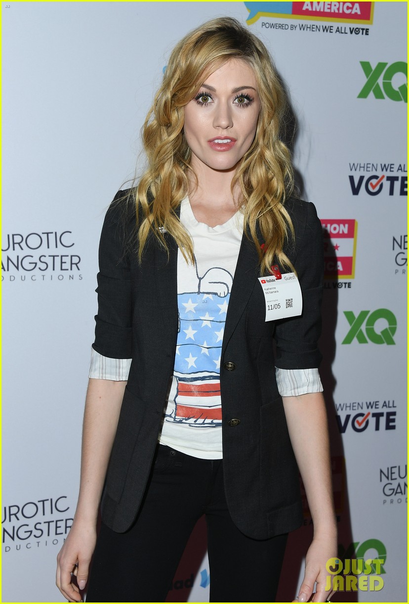 Lily Collins & Katherine McNamara Encourage Voting at Telethon For America!