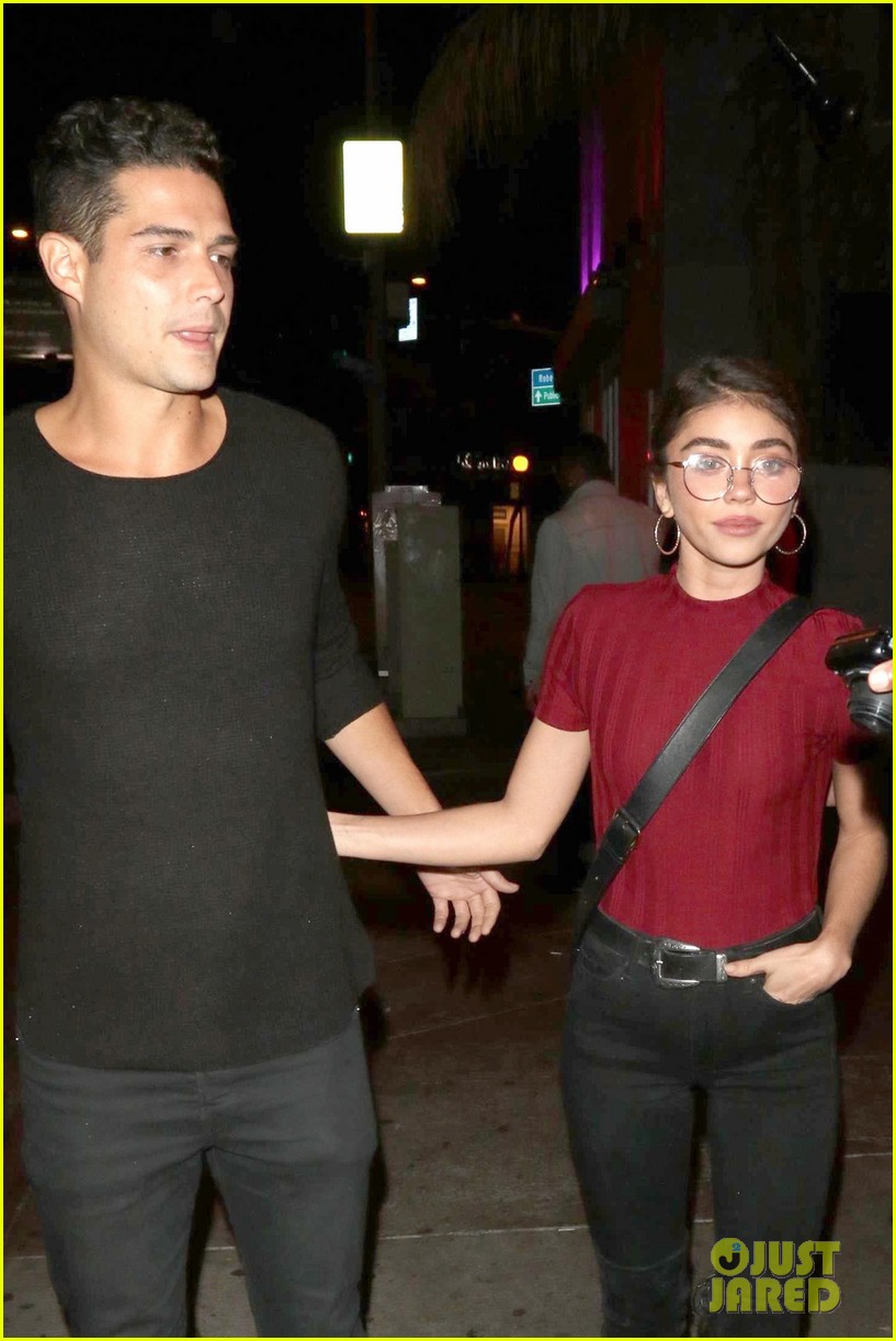 Sarah Hyland & BF Wells Adams Enjoy a Night Out Together in West Hollwood!