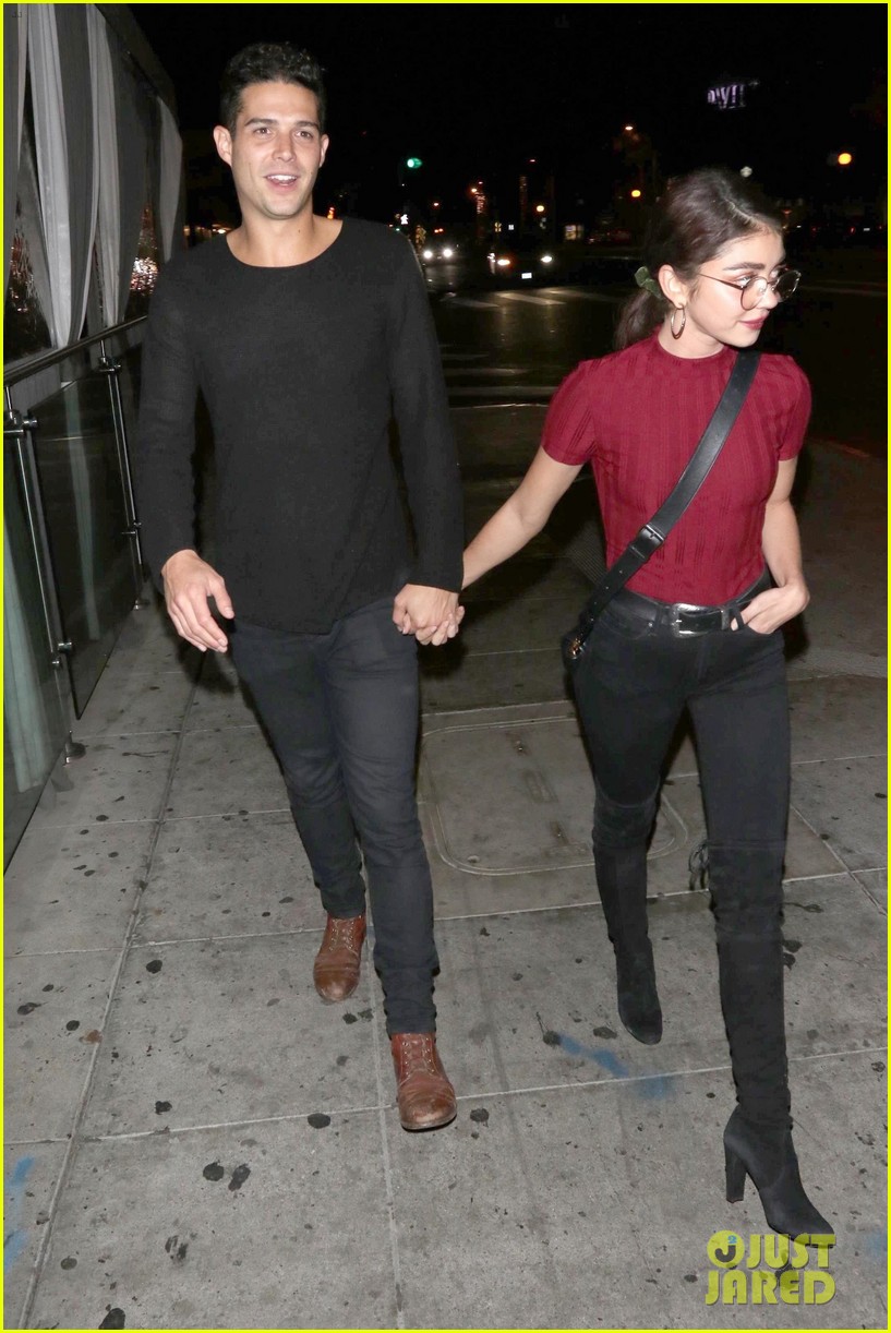 Sarah Hyland & BF Wells Adams Enjoy a Night Out Together in West Hollwood!