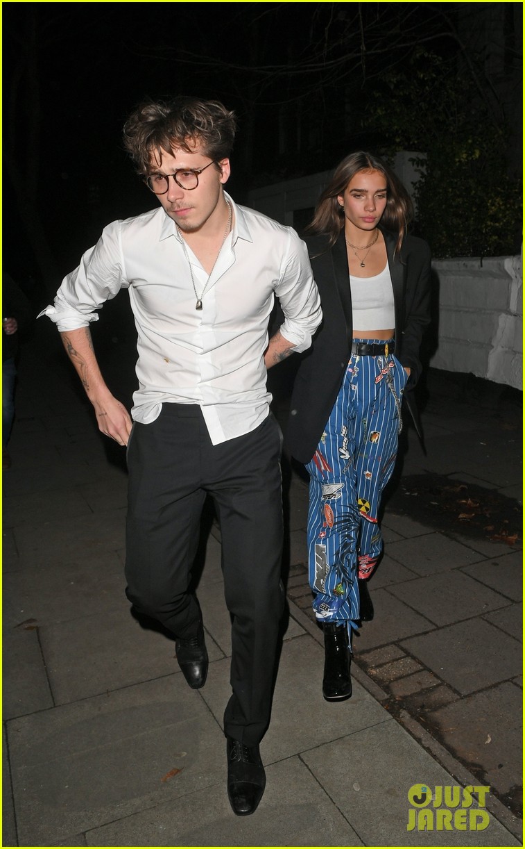 Brooklyn Beckham Holds Hands With New GF Hana Cross at a Party in London!
