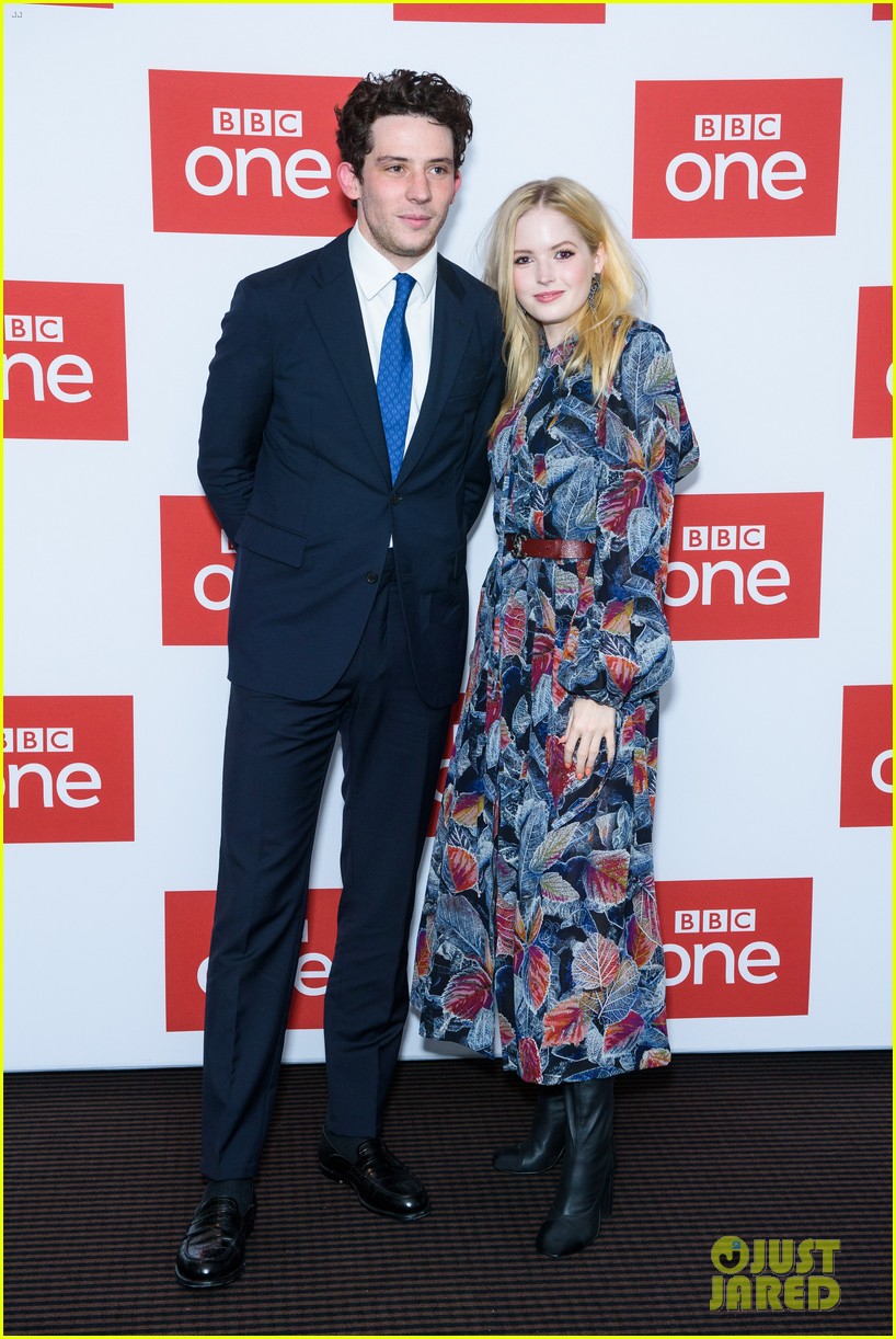 Lily Collins & Ellie Bamber Hug It Out at 'Les Miserables' Photocall in London!