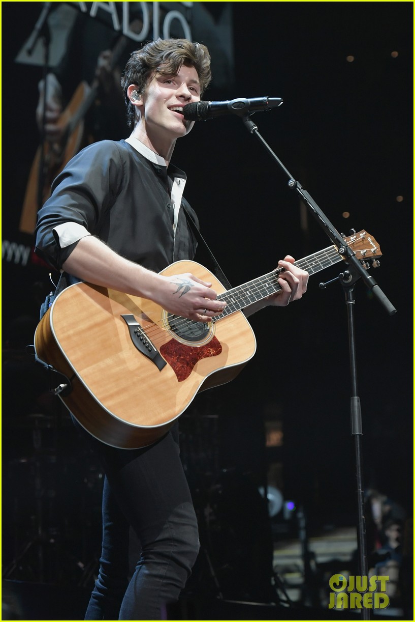 Camila Cabello is Pretty in Floral-Print at KISS 108's Jingle Ball 2018