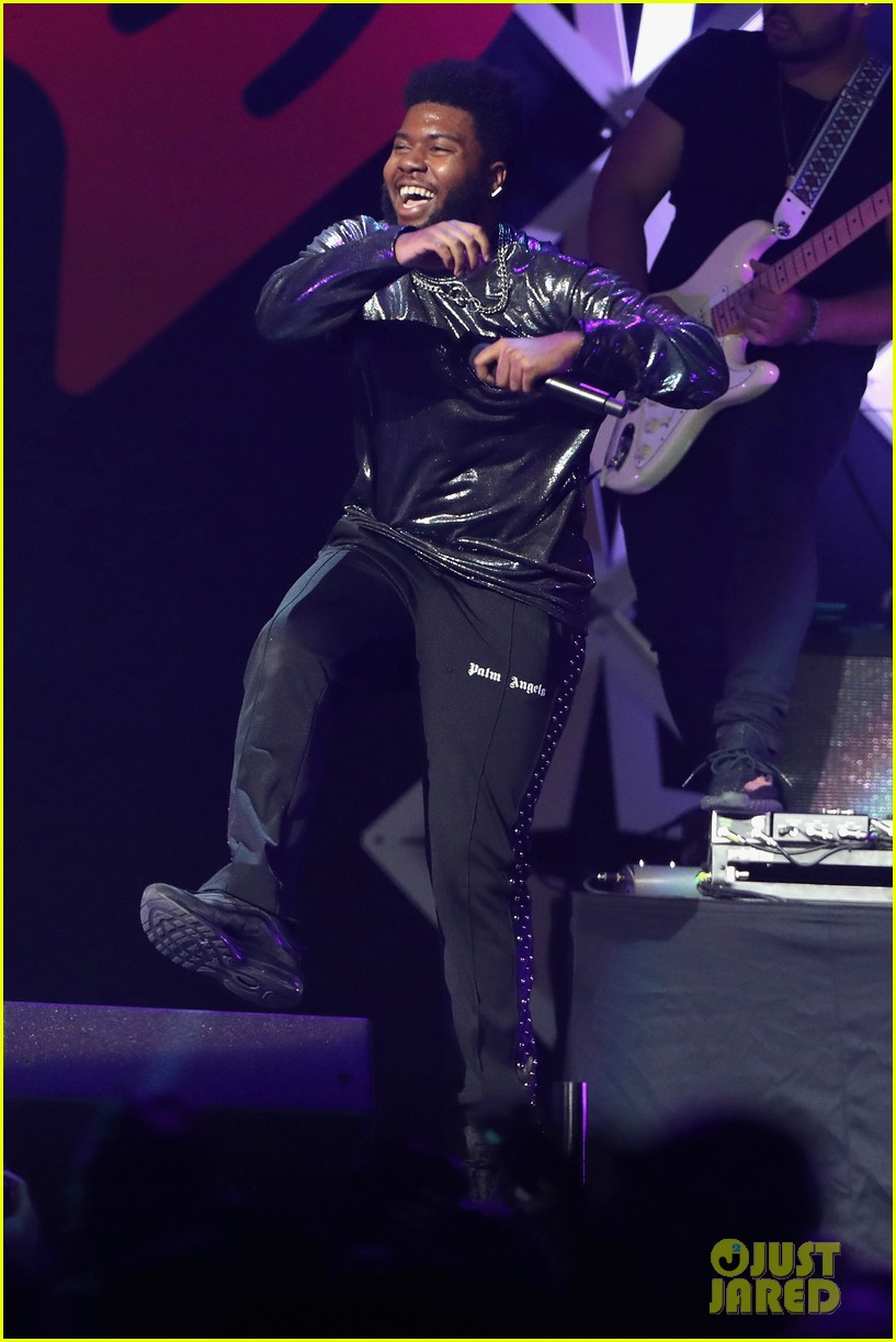 Camila Cabello is Pretty in Floral-Print at KISS 108's Jingle Ball 2018