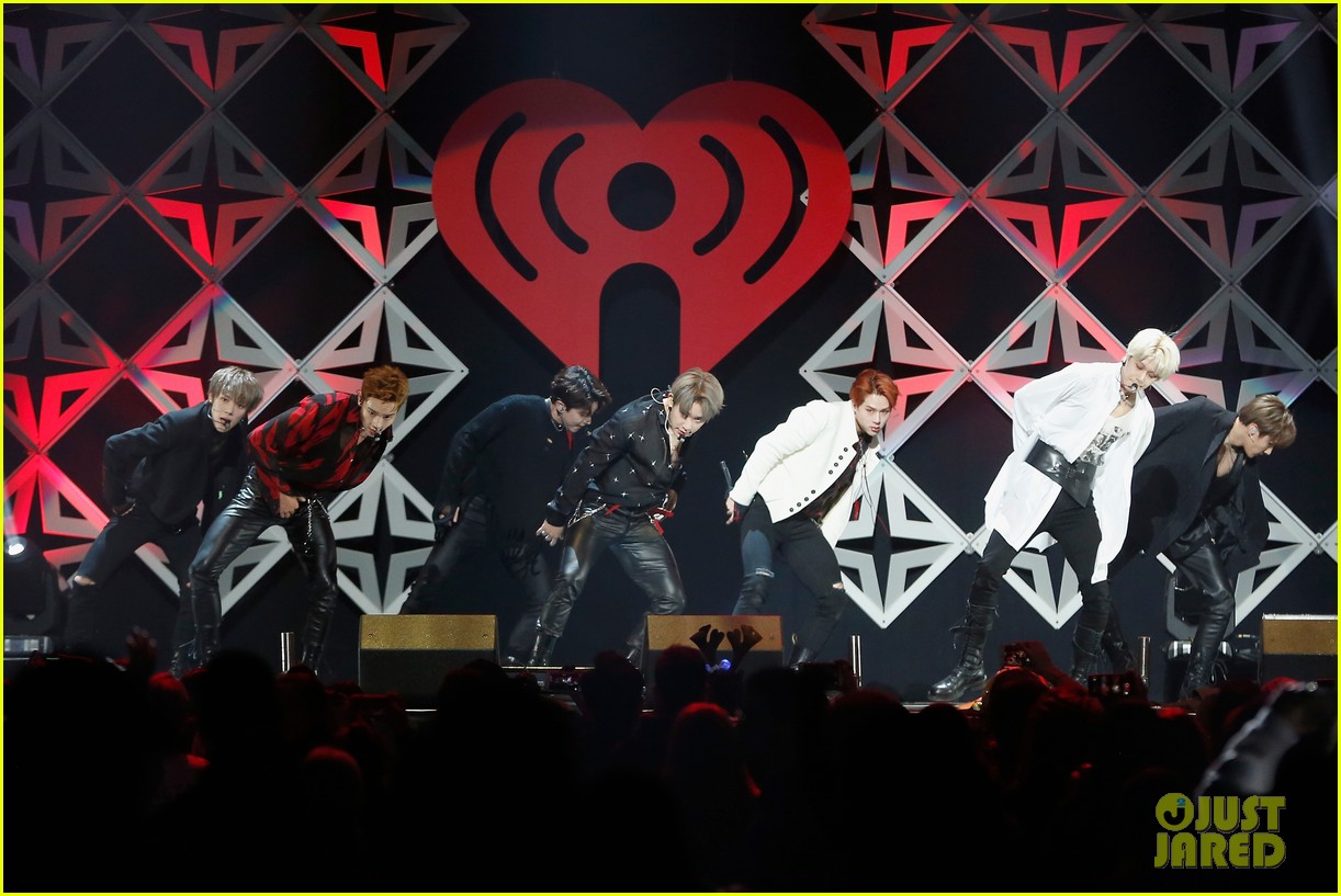 Camila Cabello is Pretty in Floral-Print at KISS 108's Jingle Ball 2018