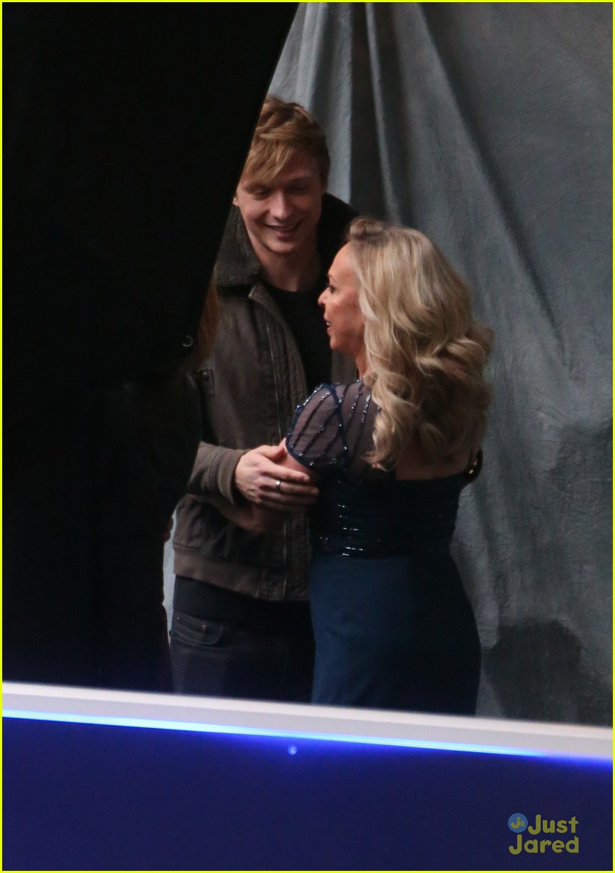 Will Tudor Meets Real Torvill & Dean at 'Dancing On Ice' Photo Call