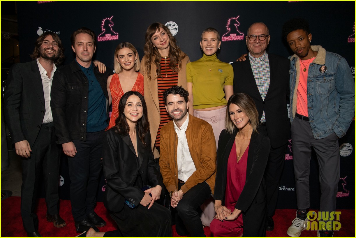 Lucy Hale Hits the Red Carpet for 'The Unicorn' Premiere