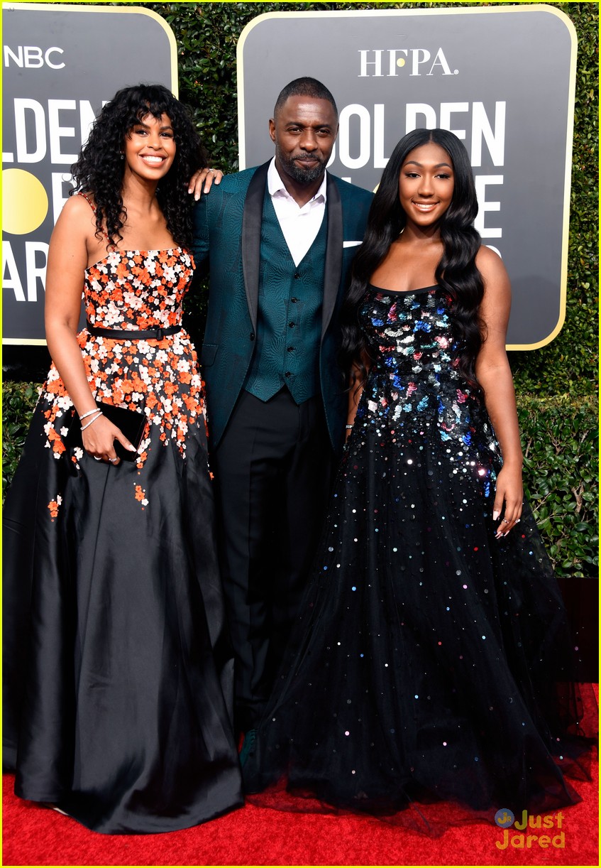 Golden Globes Ambassador Isan Elba Joins 'The Americans' Holly Taylor On The Red Carpet