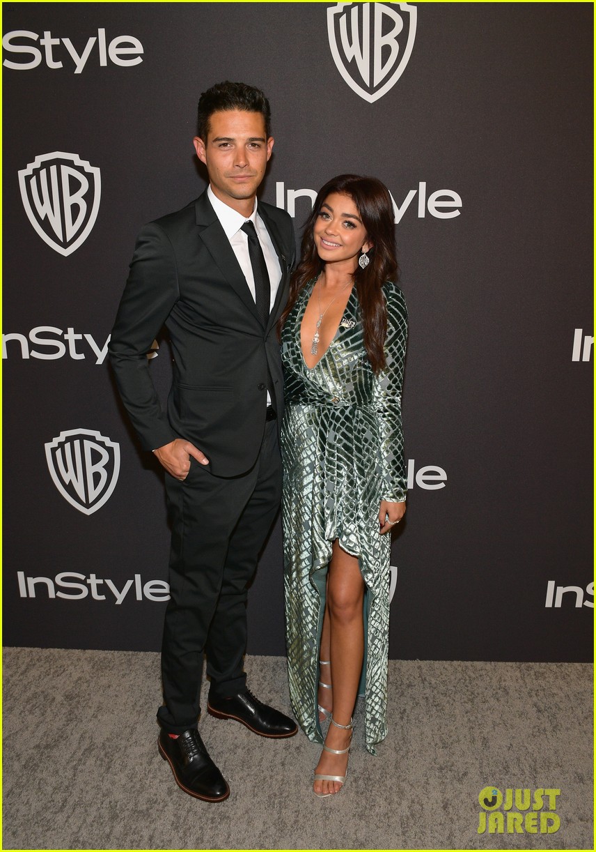 Sarah Hyland & Ariel Winter Bring Their Boyfriends to Golden Globes After Party!