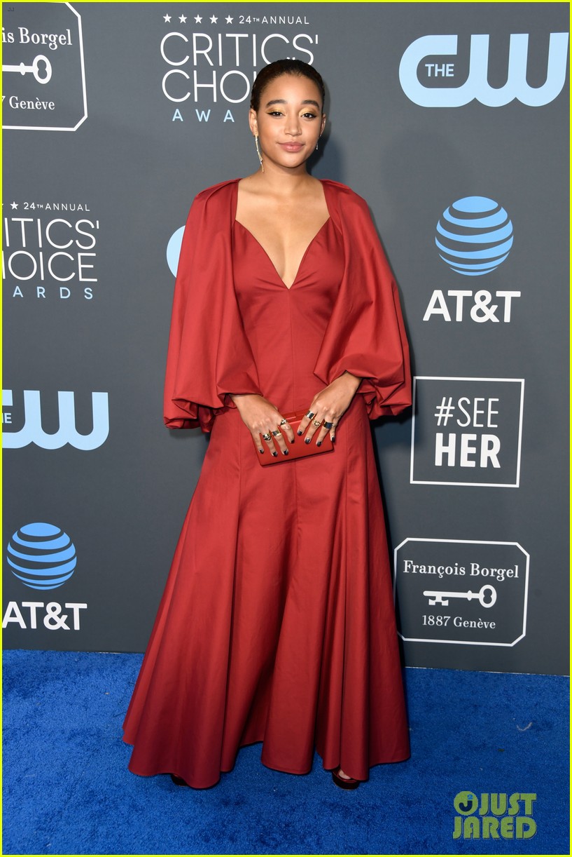 Amandla Stenberg Joins Fellow Young Actor/Actress Nominees at Critics' Choice Awards 2019