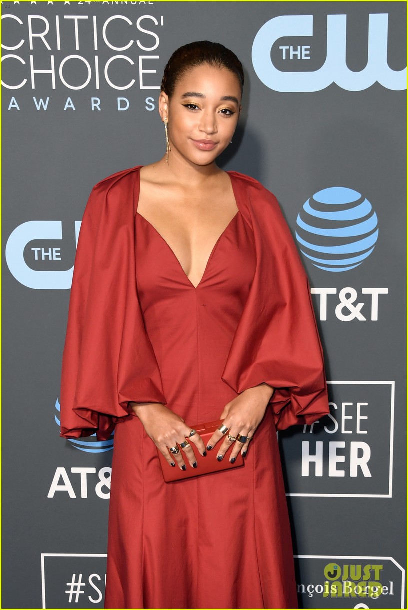 Amandla Stenberg Joins Fellow Young Actor/Actress Nominees at Critics' Choice Awards 2019