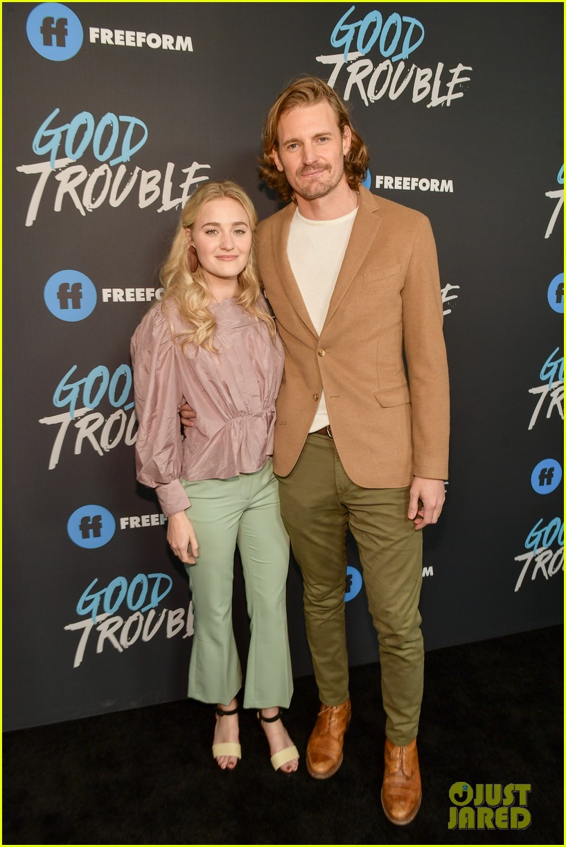 Maia Mitchell & Cierra Ramirez Reunite with Noah Centineo at 'Good Trouble' Premiere!