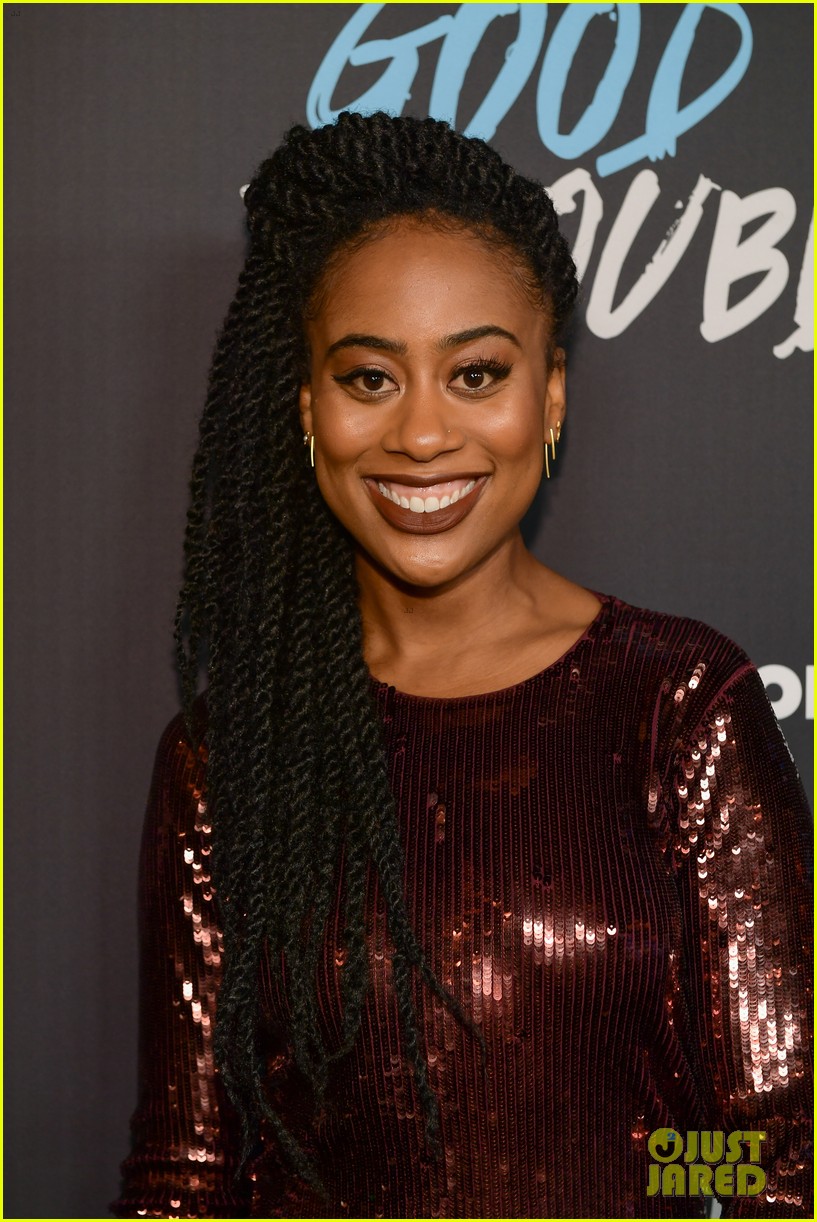 Maia Mitchell & Cierra Ramirez Reunite with Noah Centineo at 'Good Trouble' Premiere!