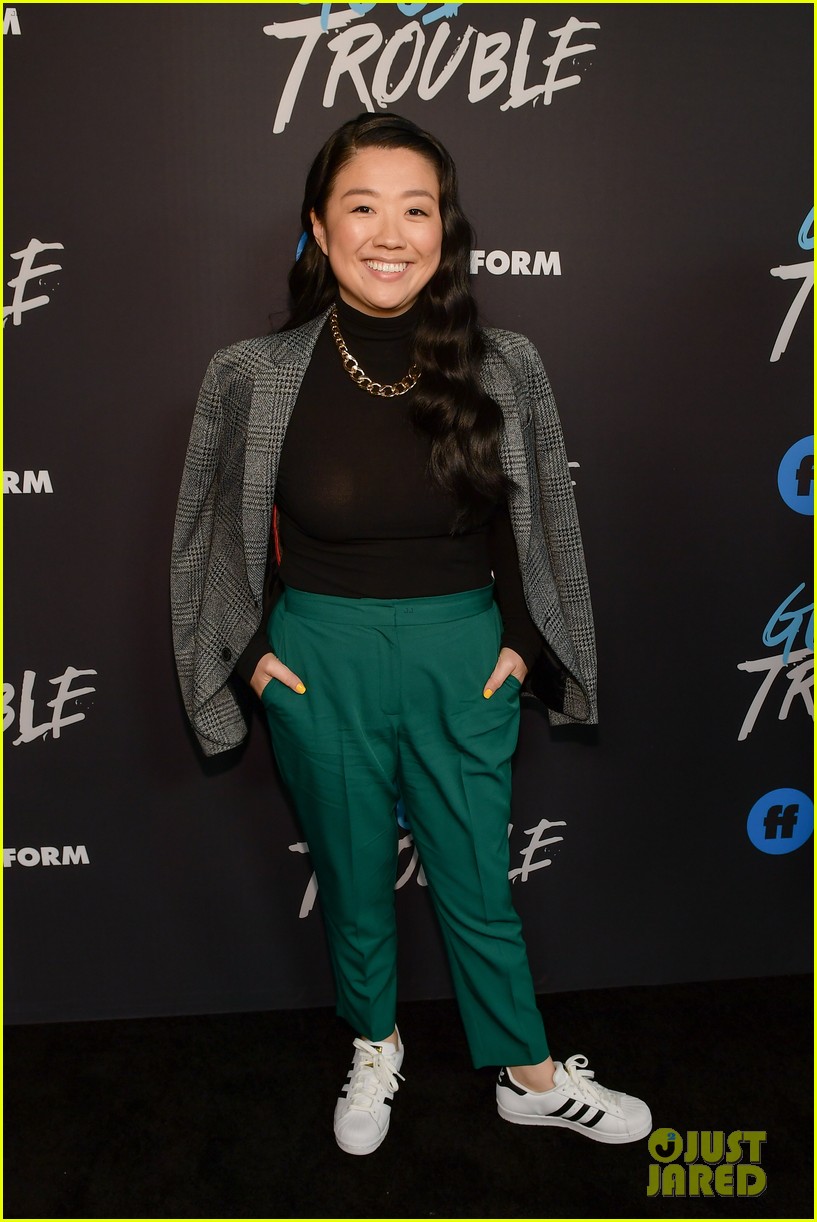 Maia Mitchell & Cierra Ramirez Reunite with Noah Centineo at 'Good Trouble' Premiere!