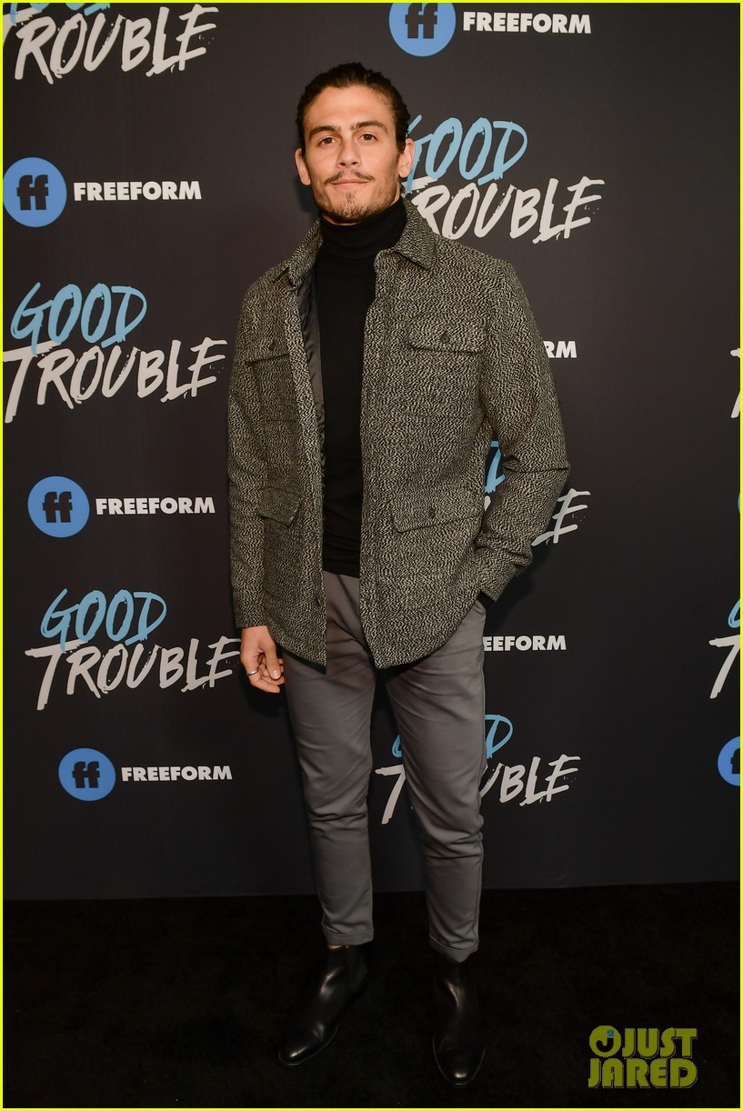 Maia Mitchell & Cierra Ramirez Reunite with Noah Centineo at 'Good Trouble' Premiere!