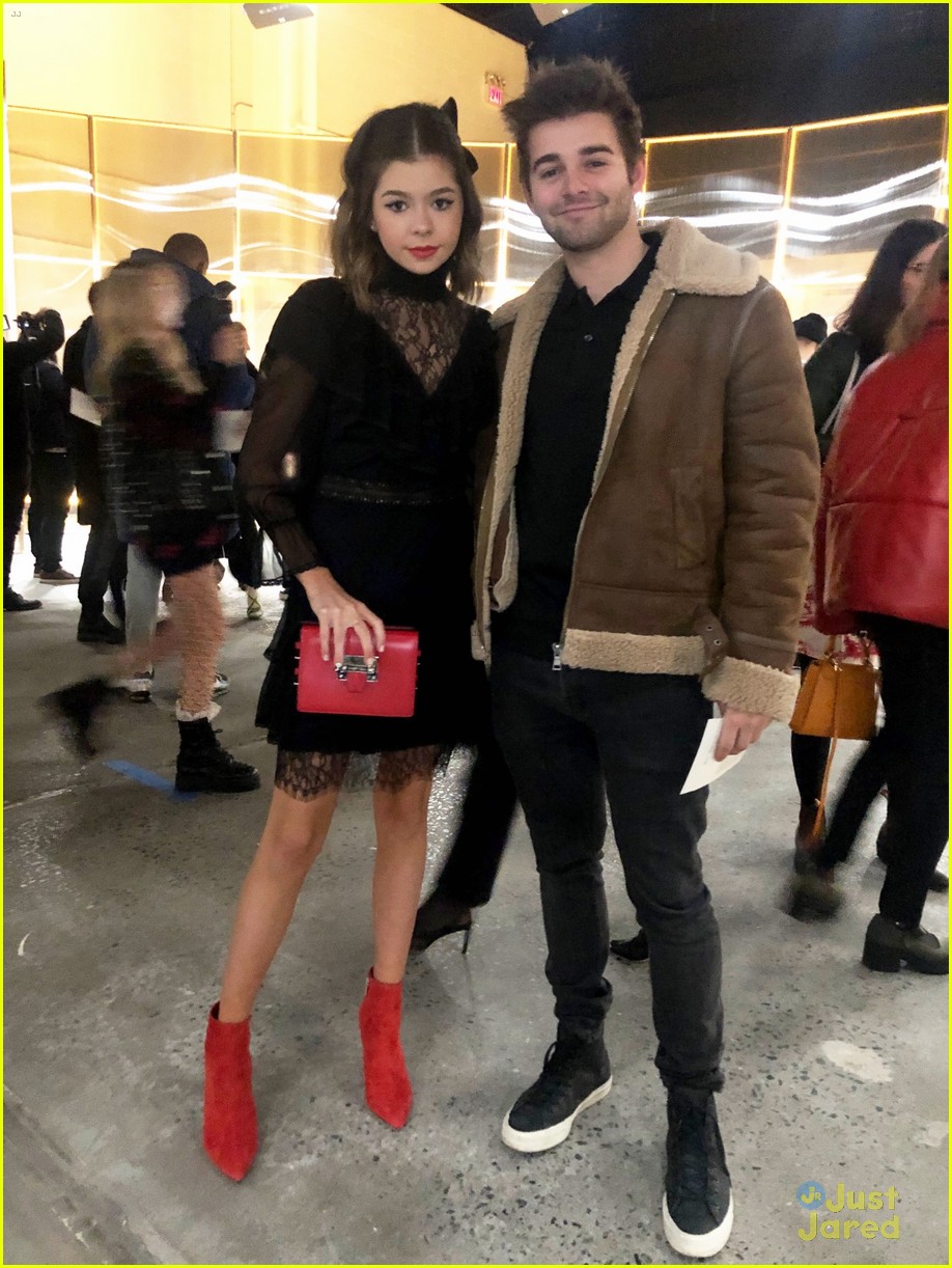 Addison Riecke Has 'Thundermans' Reunion With Jack Griffo at NYFW