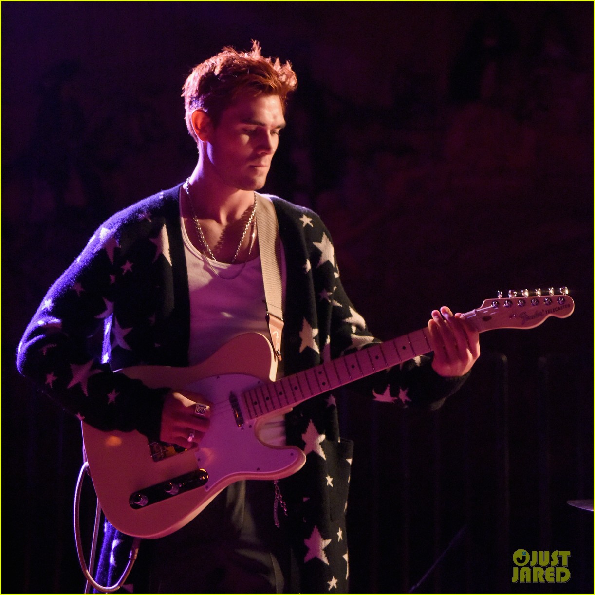 KJ Apa Performs with Hart Denton at Teen Vogue Party!