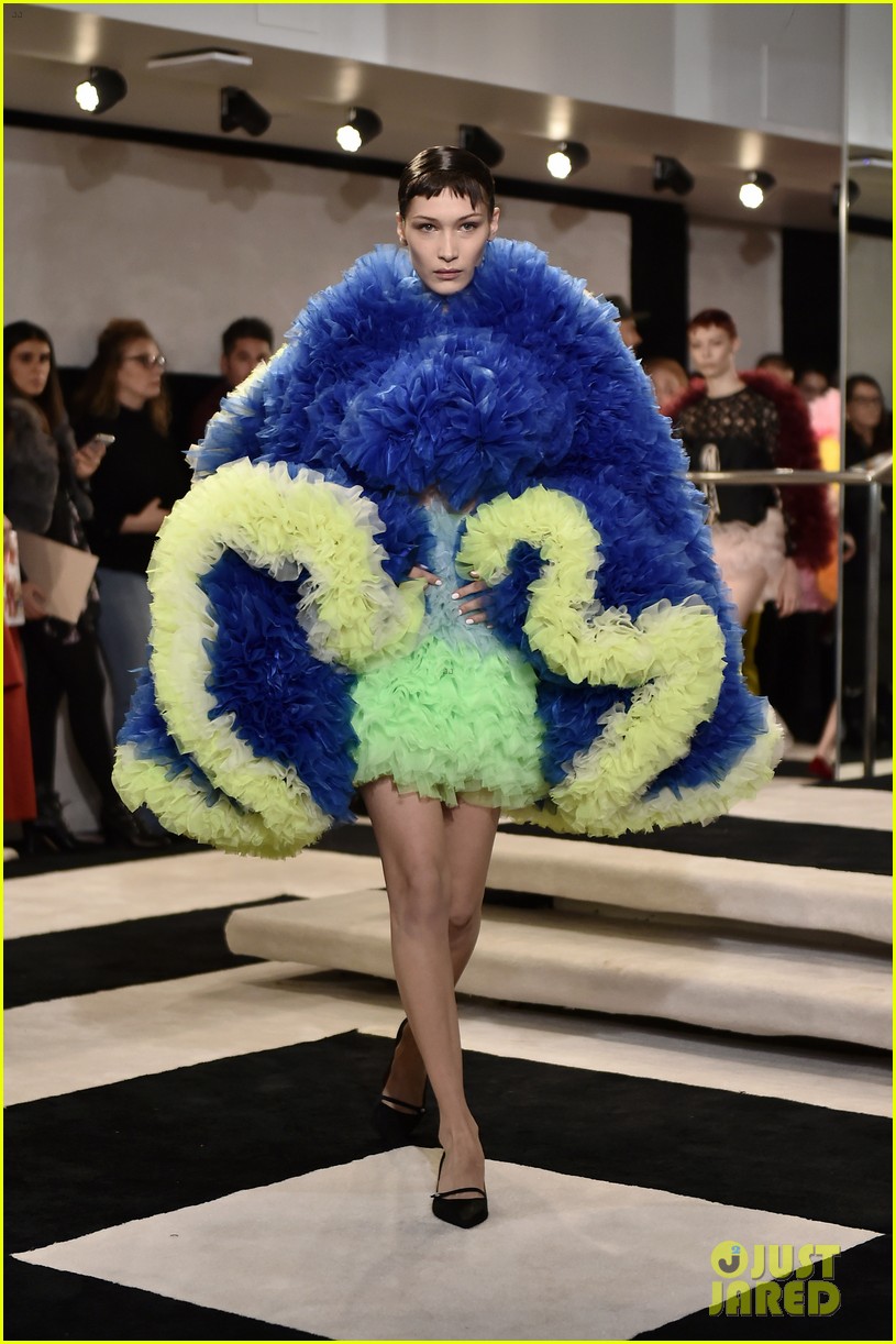 Rowan Blanchard & Bella Hadid Wear NYFW's 'Giant Dresses'