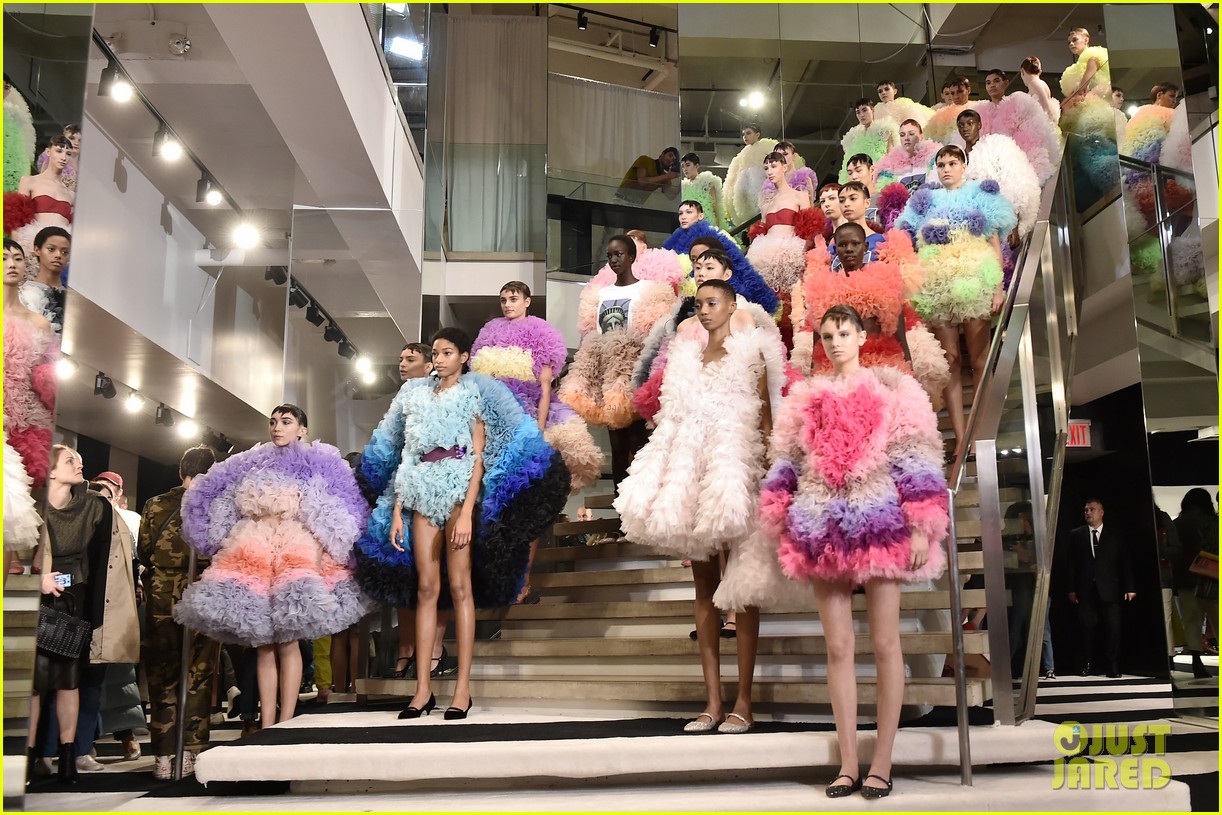 Rowan Blanchard & Bella Hadid Wear NYFW's 'Giant Dresses'