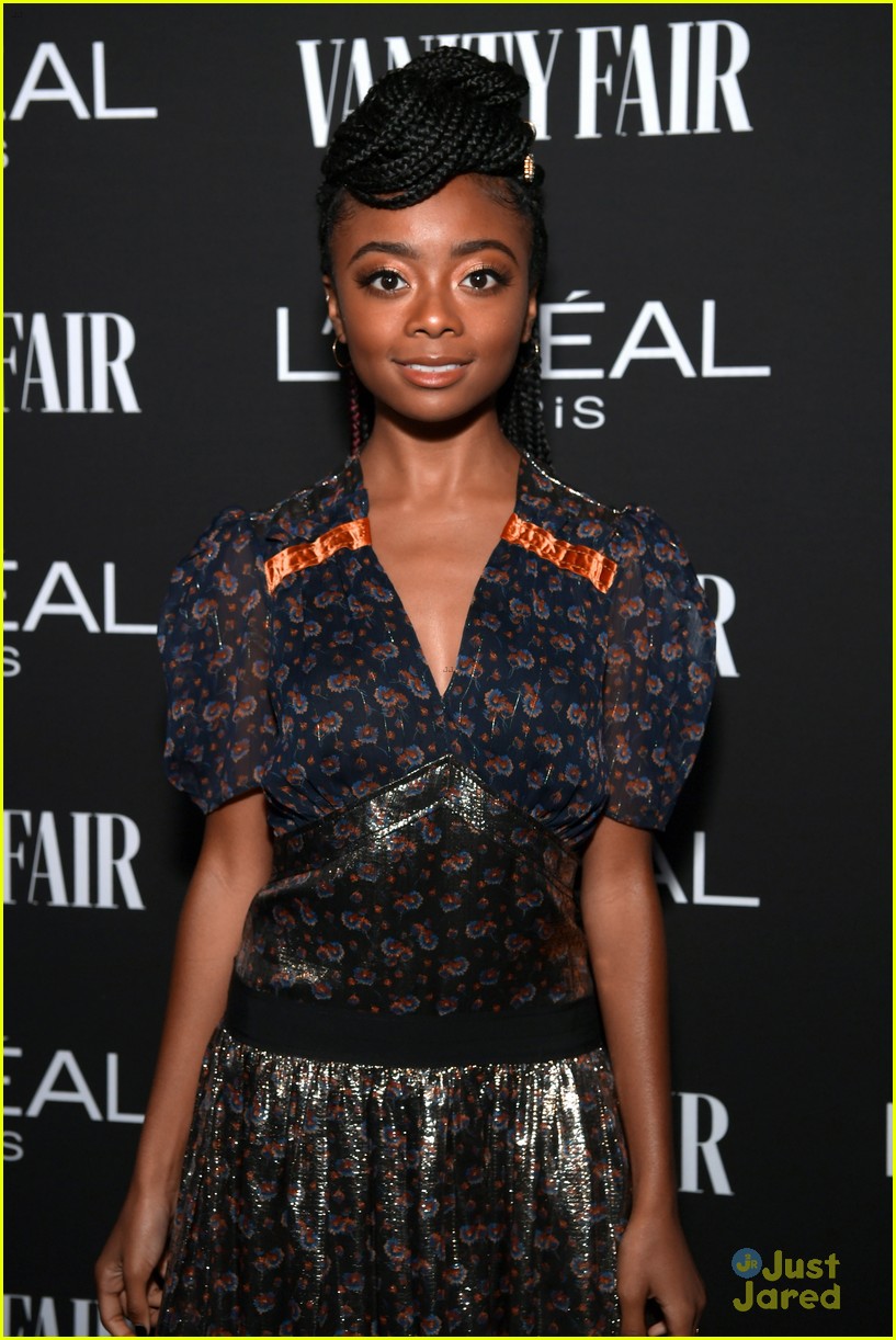 Inanna Sarkis, Skai Jackson & Abigail Cowen Hit Up Vanity Fair's Pre-Oscar Party
