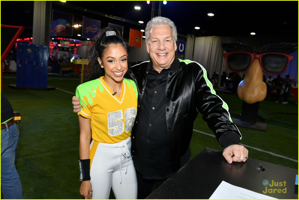 Liza Koshy Shoots Special Super Bowl Episode of 'Double Dare'