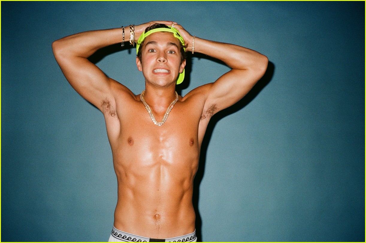 Austin Mahone Poses for Shirtless Photo Shoot Inspired by Vintage Teen Mags!
