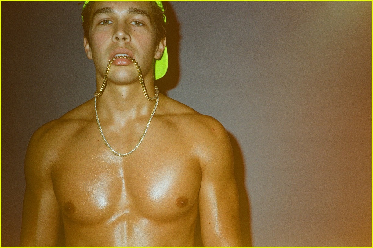 Austin Mahone Poses for Shirtless Photo Shoot Inspired by Vintage Teen Mags!