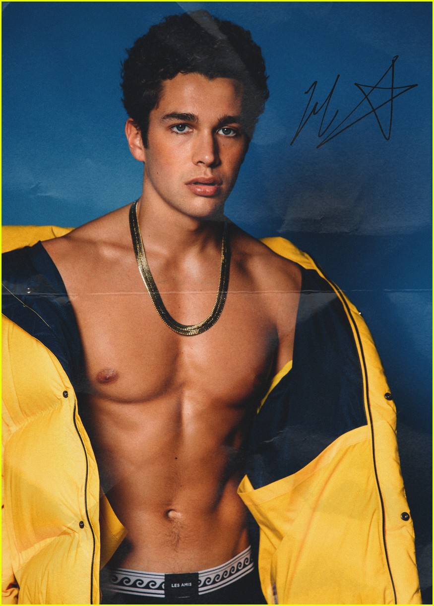 Austin Mahone Poses for Shirtless Photo Shoot Inspired by Vintage Teen Mags!