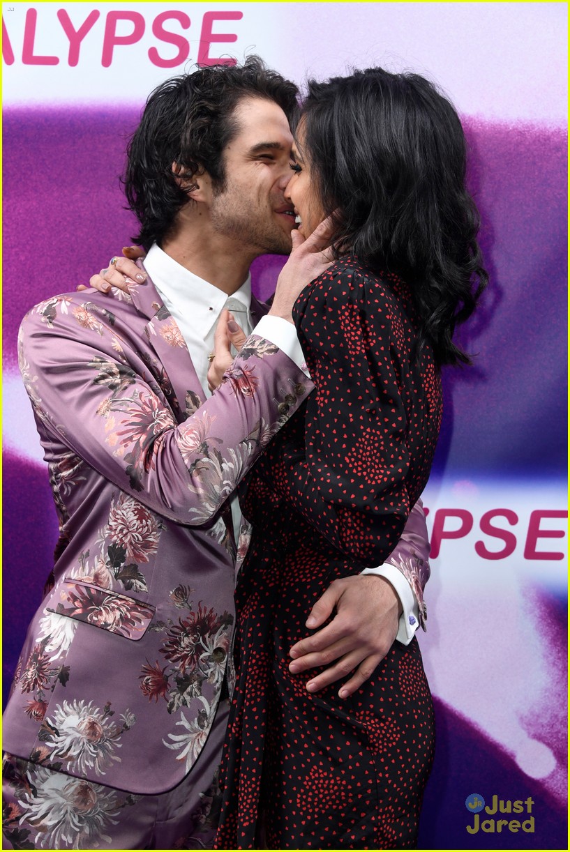 Tyler Posey Shares Kiss With Sophia Taylor Ali at 'Now Apocalypse' Premiere