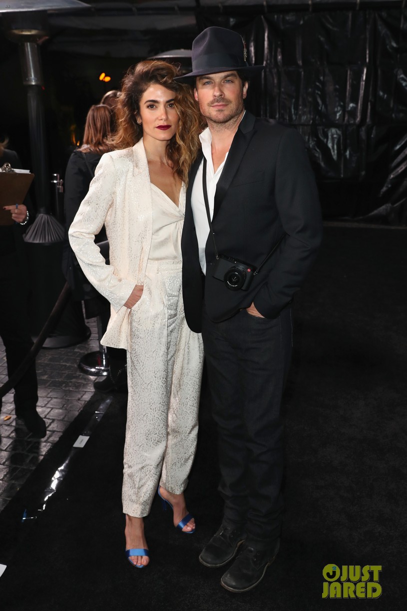 Ian Somerhalder Celebrates Oscars Week with Nikki Reed at Cadillac Party