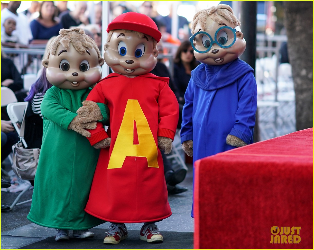 Alvin & The Chipmunks Receive Star On The Hollywood Walk of Fame!