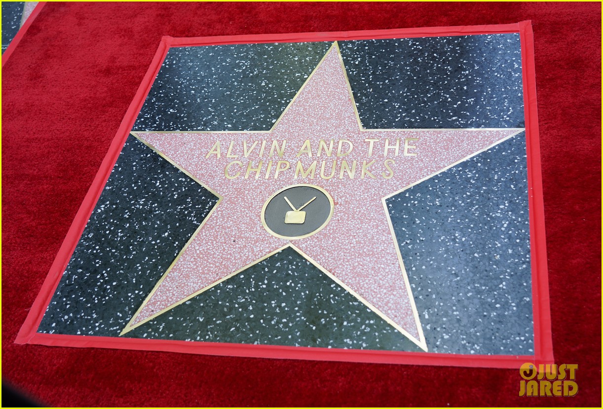 Alvin & The Chipmunks Receive Star On The Hollywood Walk of Fame!
