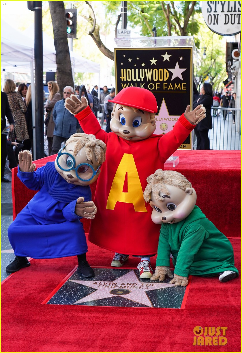 Alvin & The Chipmunks Receive Star On The Hollywood Walk of Fame!