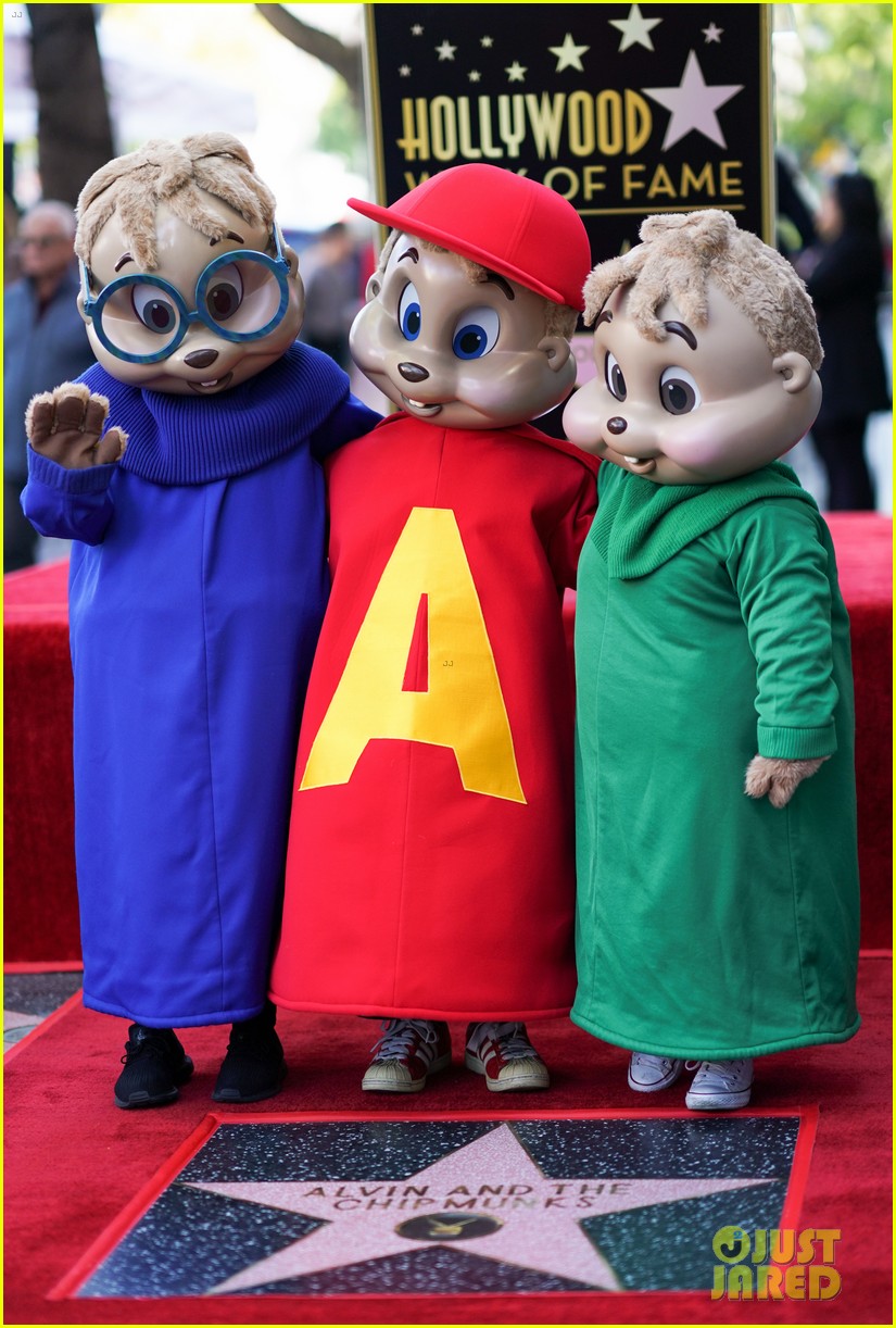 Alvin & The Chipmunks Receive Star On The Hollywood Walk of Fame!