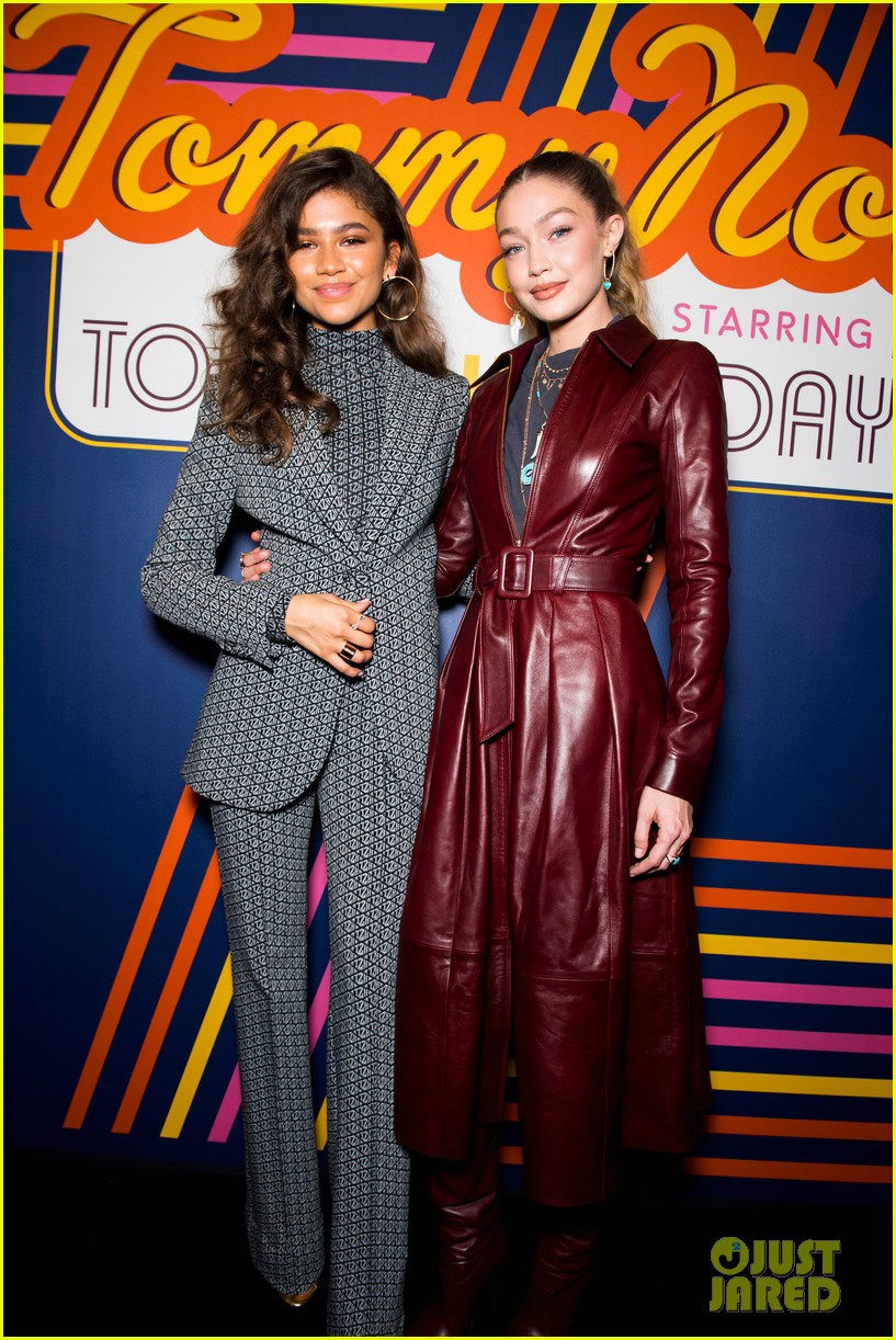 Zendaya is Supported by Gigi Hadid & Yara Shahidi at Her Tommy x Zendaya Show!