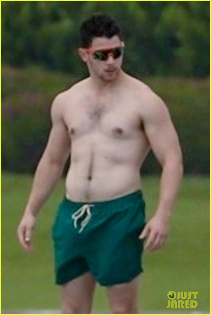 Nick Jonas Goes Shirtless Alongside His Family in Miami!