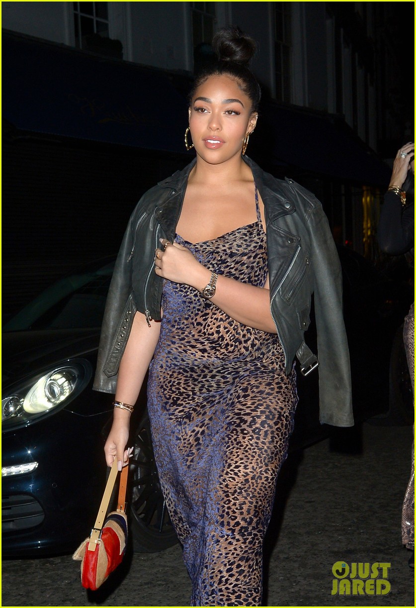 Jordyn Woods & Mom Elizabeth Wear Animal Prints For Birthday Dinner