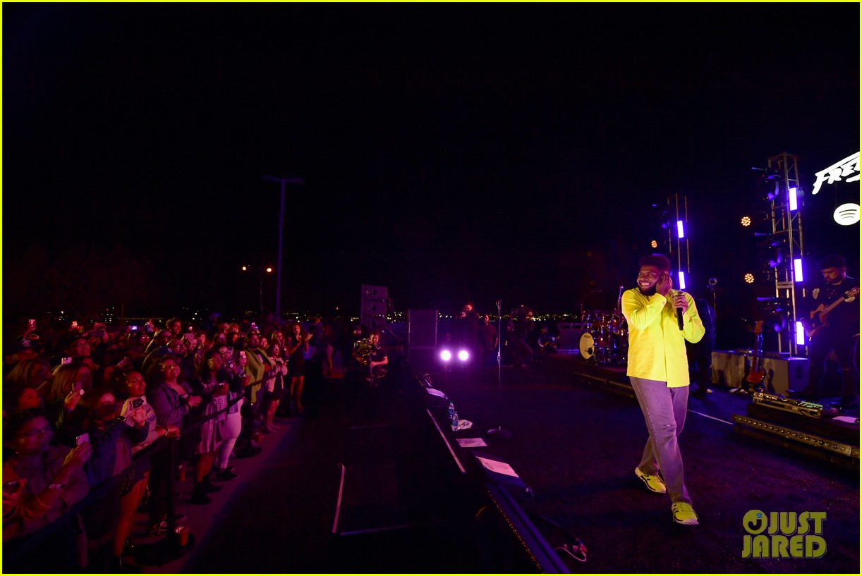 Katherine McNamara & Luke Baines Help Khalid Celebrate 'Free Spirit'