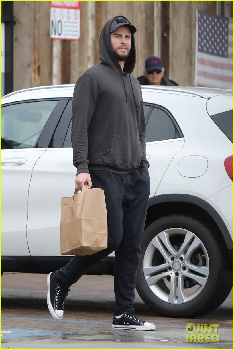 Liam Hemsworth Runs Errands Around Malibu