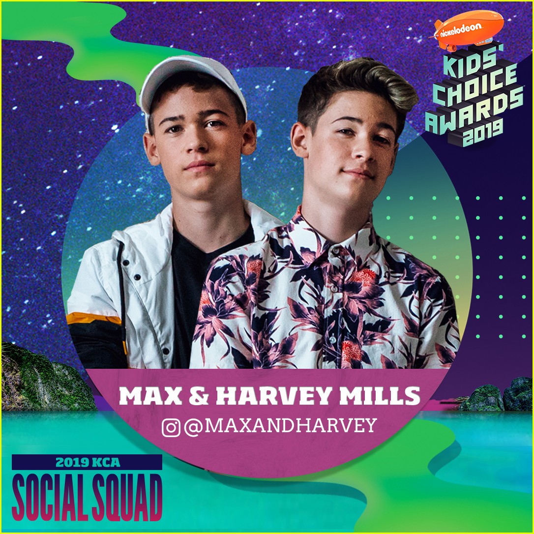 Max & Harvey, Lisa & Lena, & More Stars Join Nickelodeon's KCA 2019 Social Squad 