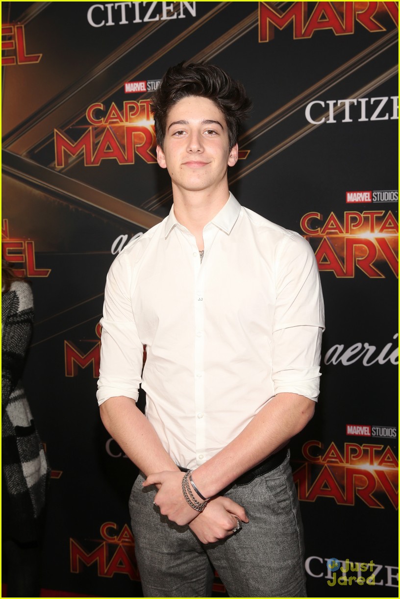 Meg Donnelly & Milo Manheim Hit Red Carpet at 'Captain Marvel' Premiere