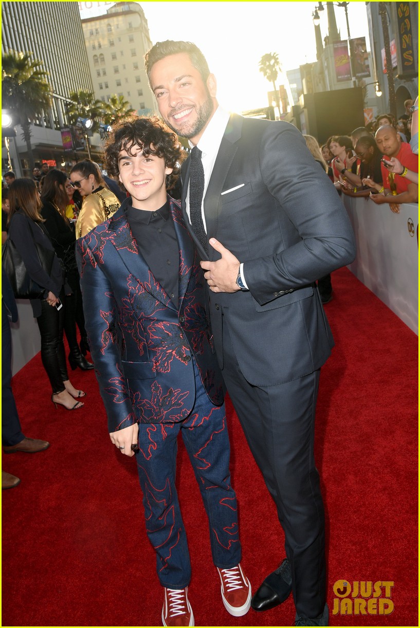 Asher Angel & Jack Dylan Grazer Hug It Out at 'Shazam!' Premiere in Hollywood!