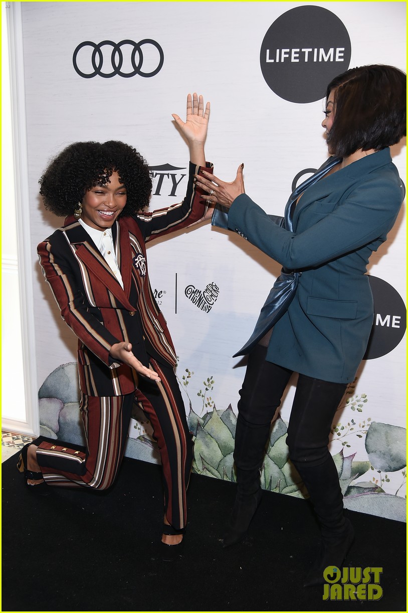 Bella Hadid & Yara Shahidi Honor Gigi at Variety's Power Of Women Event