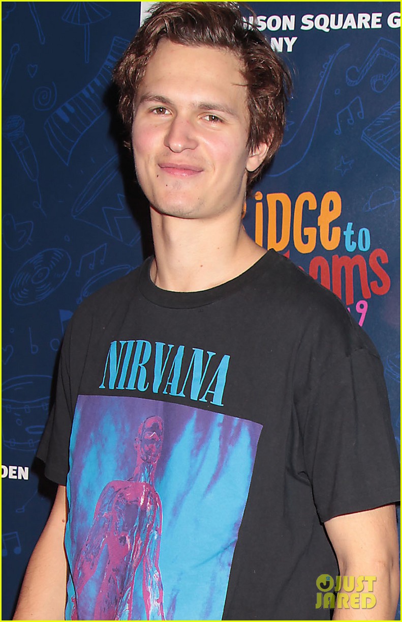 Ansel Elgort is All Smiles at Garden of Dreams Talent Show!