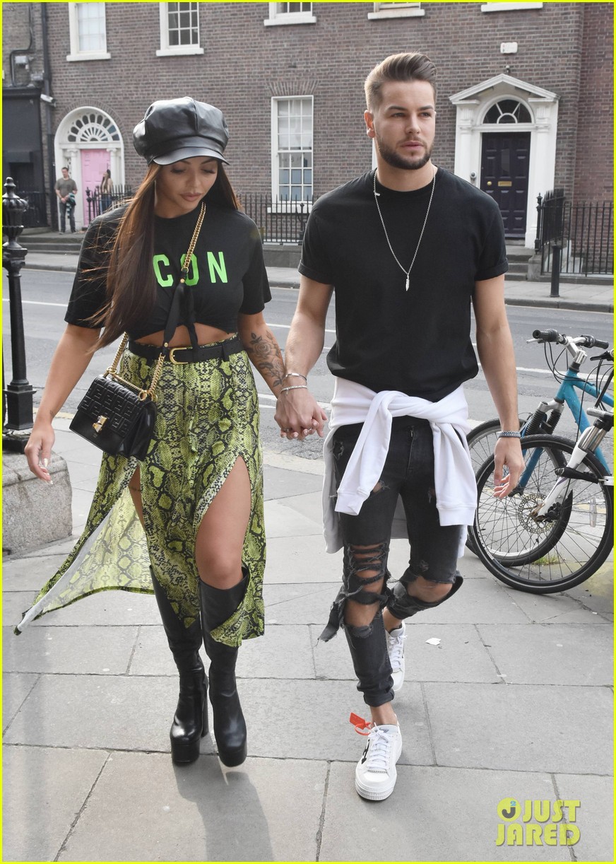 Jesy Nelson & Boyfriend Chris Hughes Hold Hands While Out in Dublin