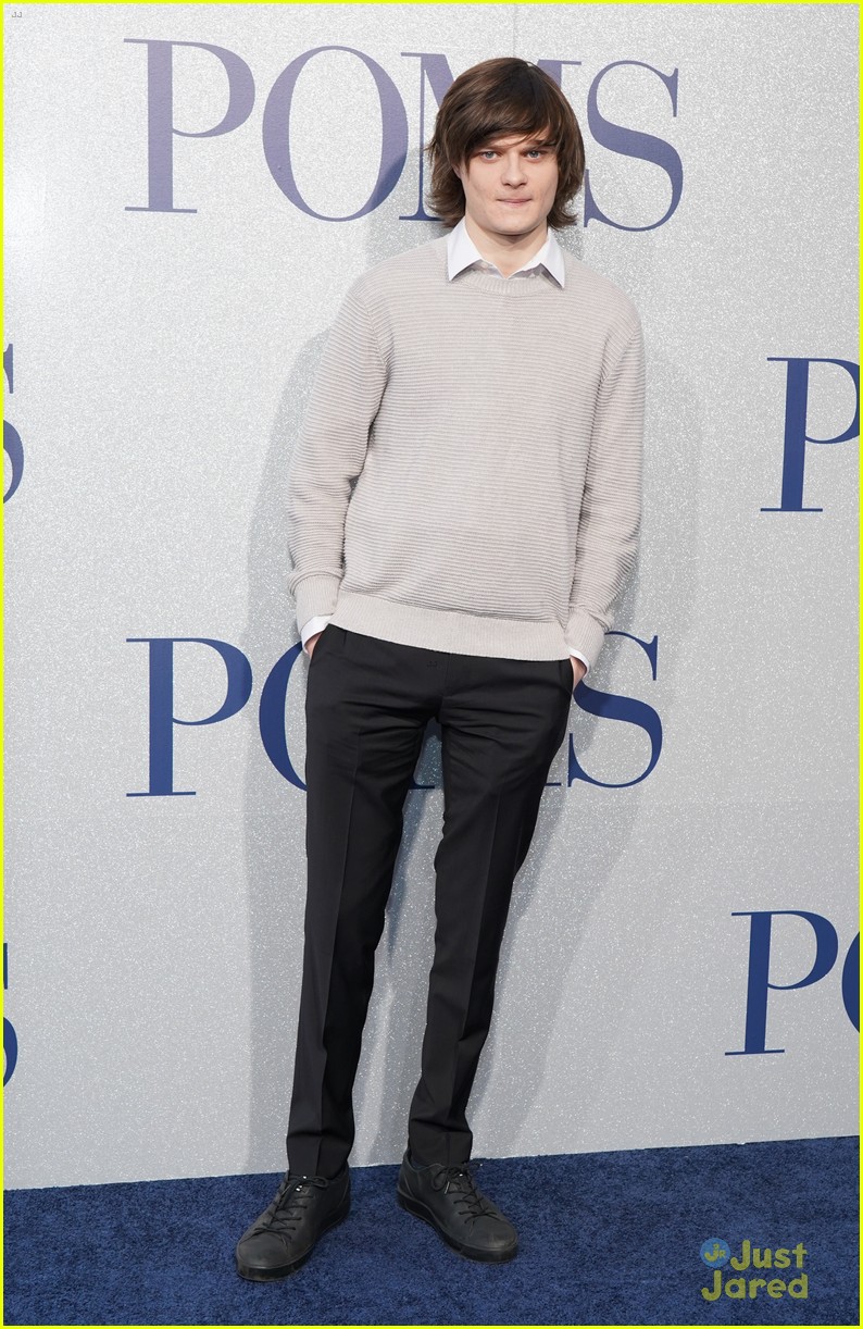 Alisha Boe is a Vision in Deep Red at 'Poms' Premiere
