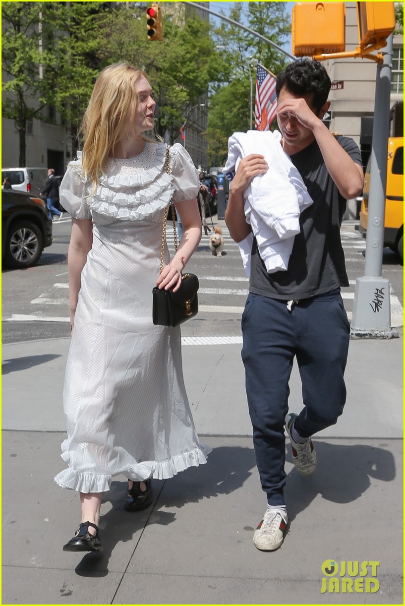 Elle Fanning Hangs Out with Max Minghella in NYC