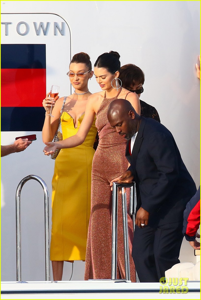 Kendall Jenner & Bella Hadid Swap Bikinis For Formal Wear