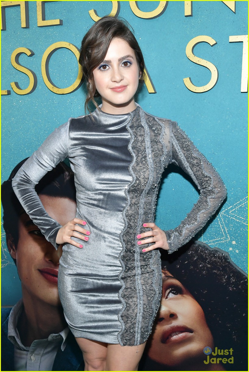 Navia Robinson Steps Out For 'Sun Is Also A Star' Premiere With Anne Winters, Laura Marano & More