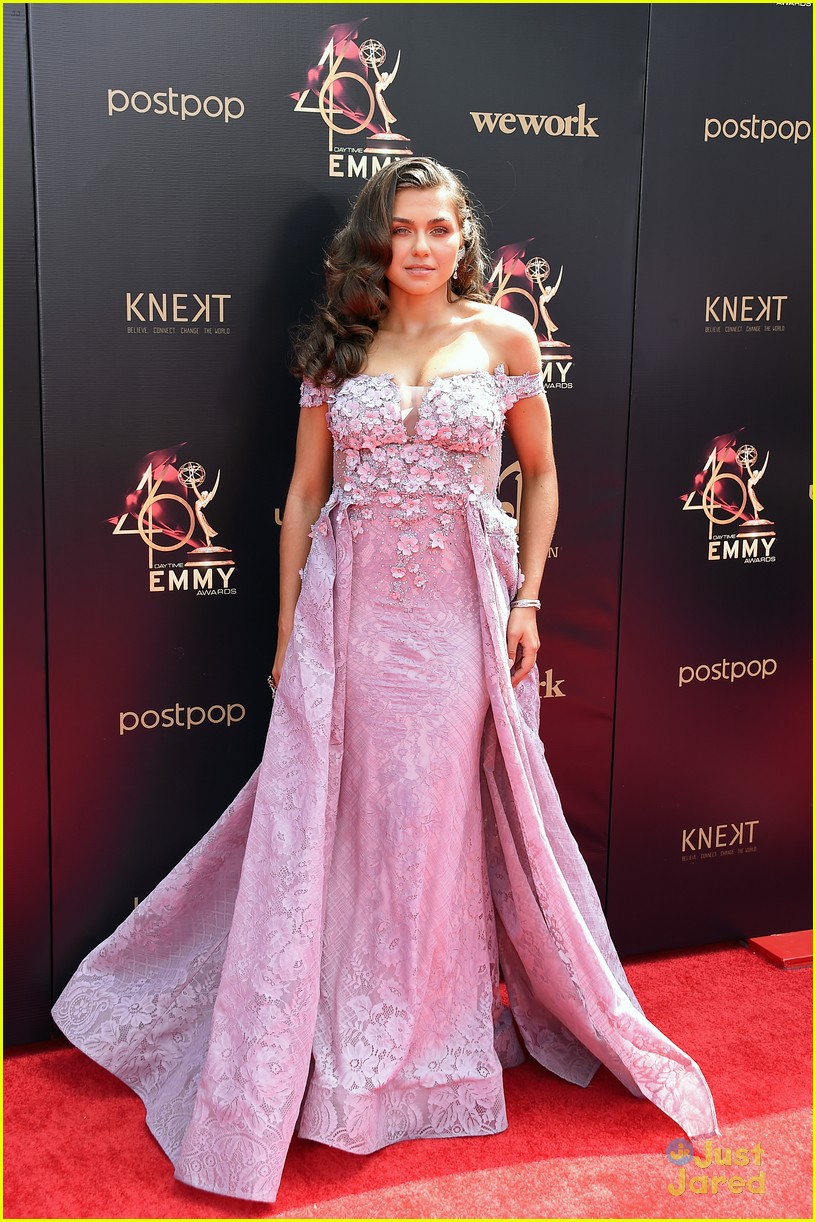 Nia Sioux Joins Longtime Couple Lucas Adams & Shelby Wulfert at Daytime Emmy Awards 2019