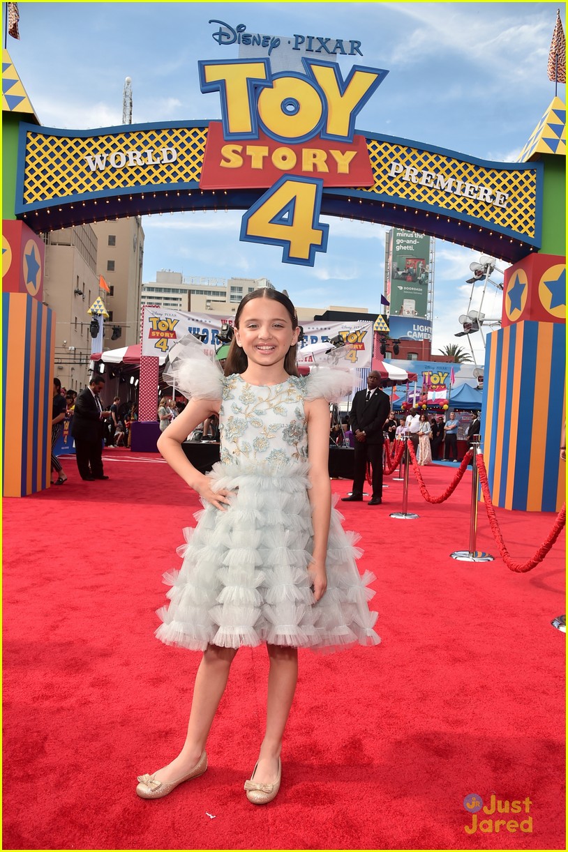 Ally Maki Wears Neon Yellow Suit For 'Toy Story 4' Premiere
